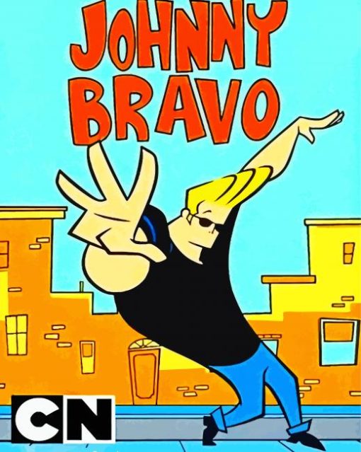 Johnny Bravo Animation Diamond Painting