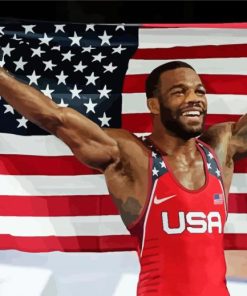 Jordan Burroughs Diamond Painting