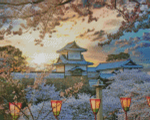 Kanazawa Blossom 5D Diamond Painting