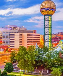 Knoxville Sunsphere Diamond Painting