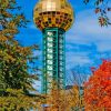 Knoxville Sunsphere Building Diamond Painting