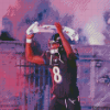 Lamar Jackson In Tunnel Diamond Painting