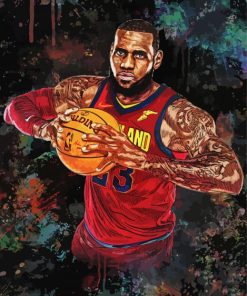 Lebron James Art 5D Diamond Painting