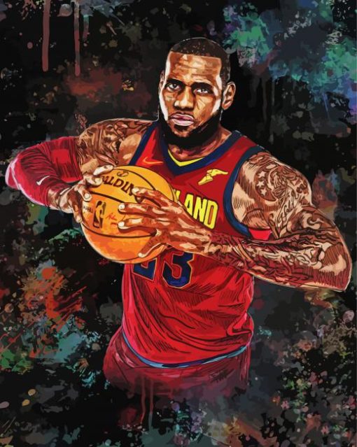 Lebron James Art 5D Diamond Painting