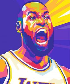 Lebron James Pop Art 5D Diamond Painting