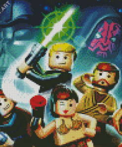 Lego Star Wars Game Characters Diamond Painting