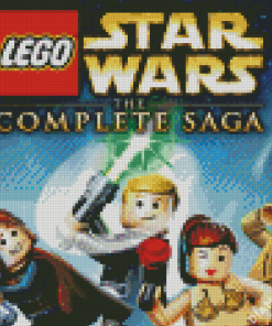 Lego Star Wars Game Poster Diamond Painting