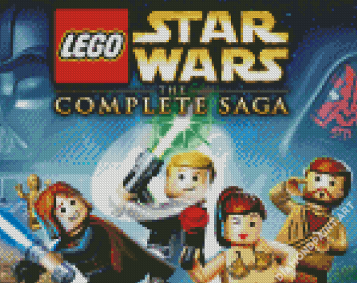 Lego Star Wars Game Poster Diamond Painting