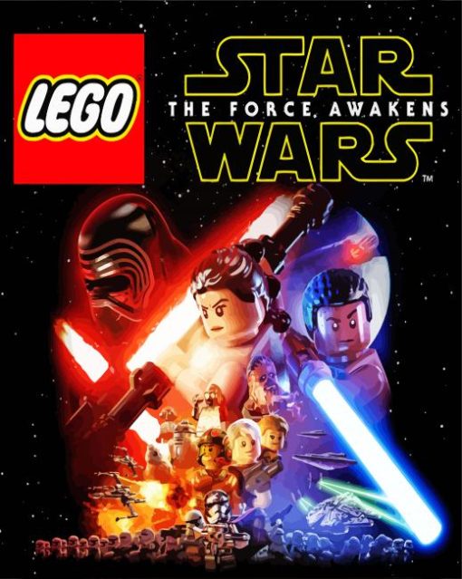 Lego Star Wars Poster Diamond Painting