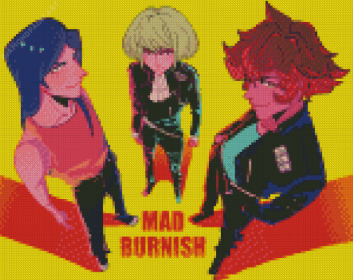 Mad Burnish Anime Diamond Painting