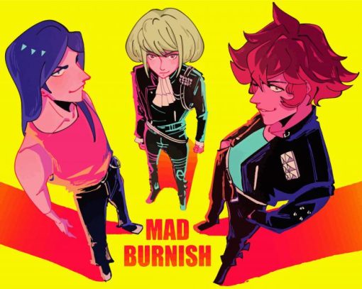 Mad Burnish Anime Diamond Painting