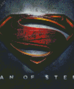 Man Of Steel Superman Symbol Diamond Painting