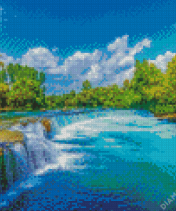 Manavgat Waterfall Antalya Diamond Painting