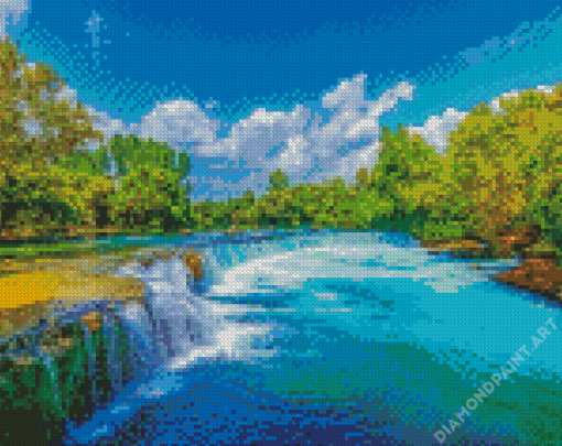 Manavgat Waterfall Antalya Diamond Painting