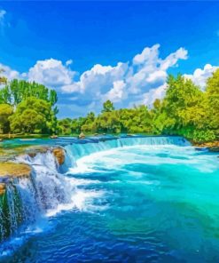 Manavgat Waterfall Antalya Diamond Painting