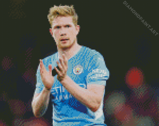 Manchester City Footballer Kevin De Bruyne Diamond Painting