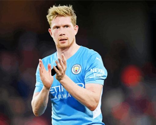 Manchester City Footballer Kevin De Bruyne Diamond Painting