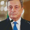 Mario Draghi Ministre Of Italy Diamond Painting