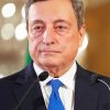 Mario Draghi Ministre Of Italy Diamond Painting