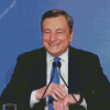 Mario Draghi Smiling Diamond Painting