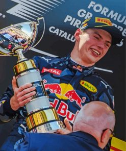 Max Verstappen Motorsport Driver 5D Diamond Painting