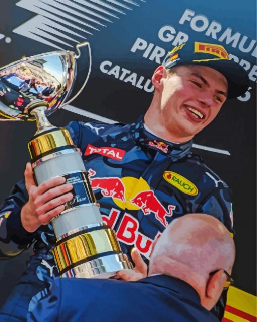 Max Verstappen Motorsport Driver 5D Diamond Painting