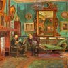 Men Sitiing In A Victorian Room Diamond Painting