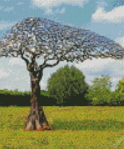 Metal Tree Diamond Painting