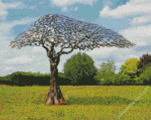 Metal Tree Diamond Painting