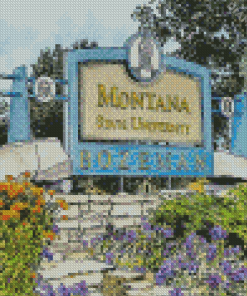 Montana State University Art 5D Diamond Painting