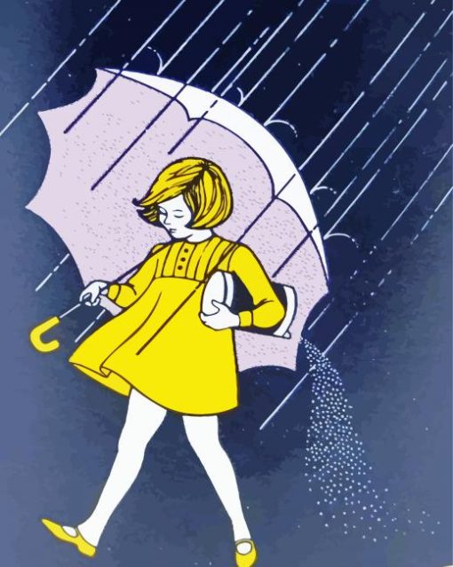 Morton Salt Girl Diamond Painting