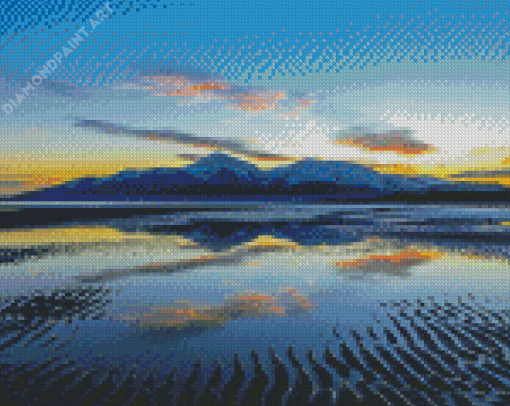 Mourne Mountains Sunset Landscape Diamond Painting