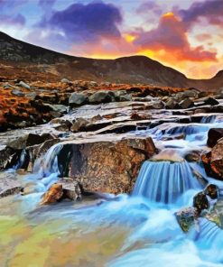 Mourne Mountains Landscape Diamond Painting