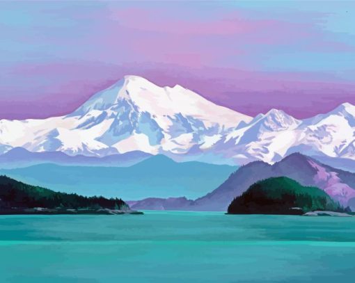 Mt Baker Art Diamond Painting