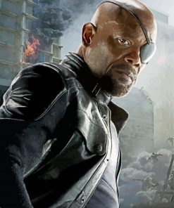 Nick Fury Marvel Character Diamond Painting