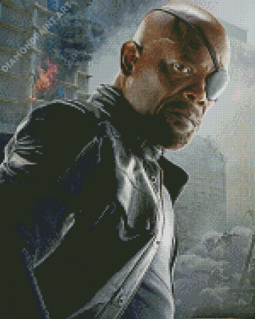 Nick Fury Marvel Character Diamond Painting