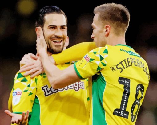 Norwich City Football Players Diamond Painting