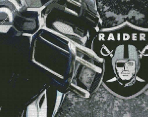 Oakland Raiders Art Illustration Diamond Painting