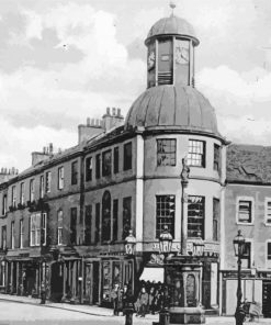 Old Black And White Cupar Street Diamond Painting