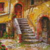 Old Historical House Diamond Painting