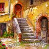 Old Historical House Diamond Painting