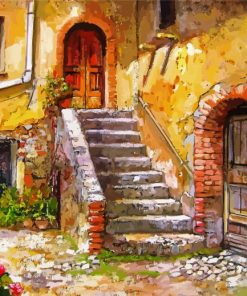 Old Historical House Diamond Painting