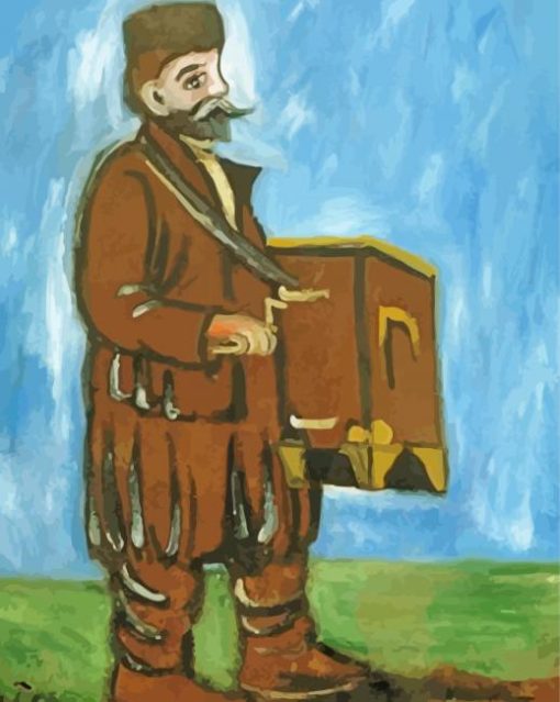 Organ Grinder Pirosmani 5D Diamond Painting