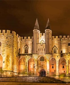 Palais Des Papes Avignon France Diamond Painting