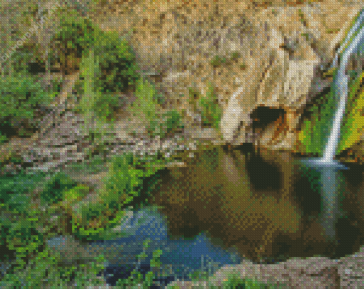 Paradise Falls Diamond Painting