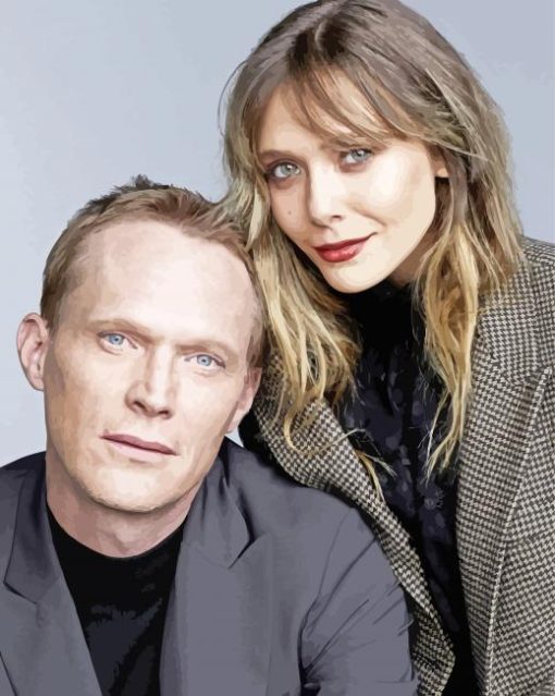 Paul Bettany And Elizabeth Olsen 5D Diamond Painting