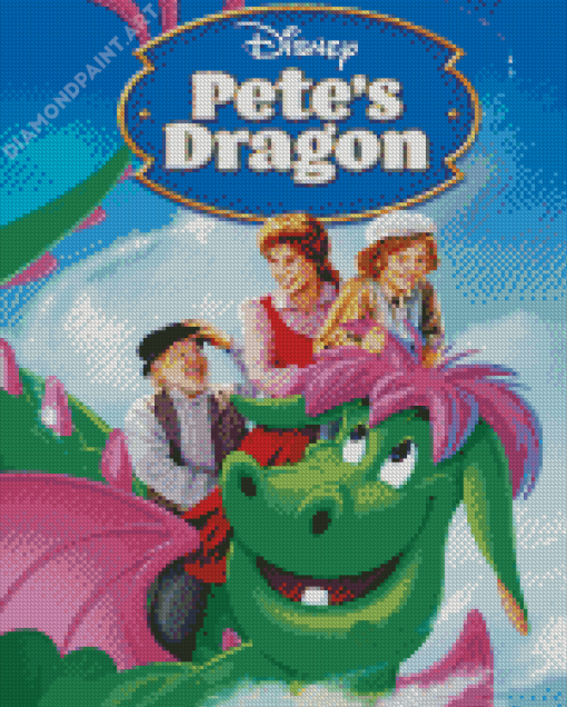 Petes Dragon Poster 5D Diamond Painting