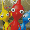 Pikmin Game Characters Diamond Painting