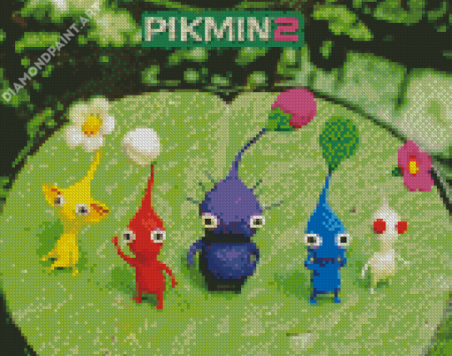 Pikmin Poster Diamond Painting