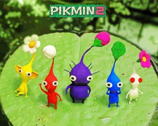 Pikmin Poster Diamond Painting